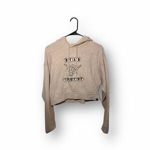 Grey Women's Hoodie “Dead Inside”